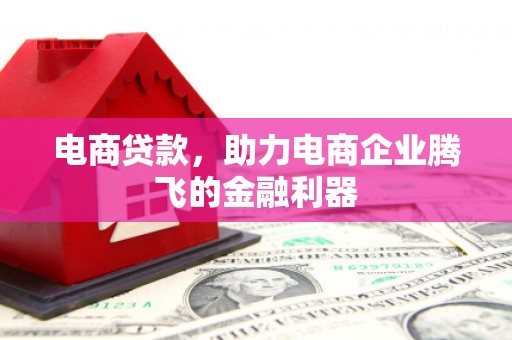高邑电商贷款，助力电商企业腾飞的金融利器