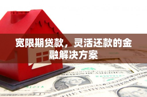 高邑宽限期贷款，灵活还款的金融解决方案