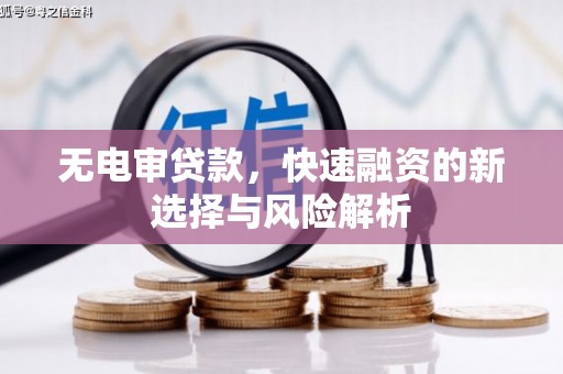 高邑无电审贷款，快速融资的新选择与风险解析
