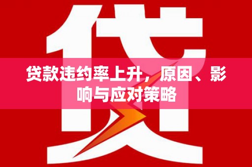 高邑贷款违约率上升，原因、影响与应对策略