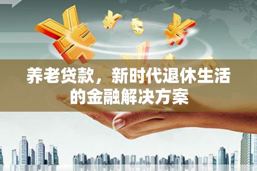 高邑养老贷款，新时代退休生活的金融解决方案
