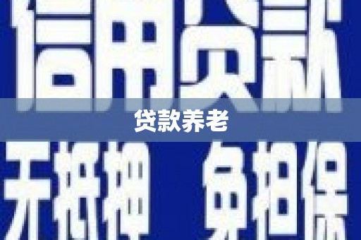 高邑贷款养老