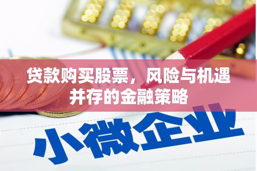 高邑贷款购买股票，风险与机遇并存的金融策略