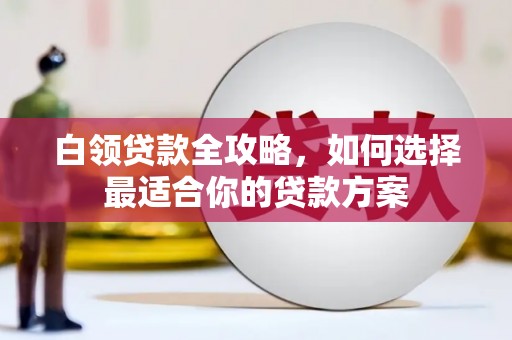 高邑白领贷款全攻略，如何选择最适合你的贷款方案